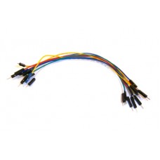 10 Jumper Wires Male-Male 20cm