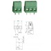 schroefverbinding 2.5mm 3p RM 5.08
